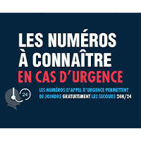 Numéros à connaître en cas d'urgence