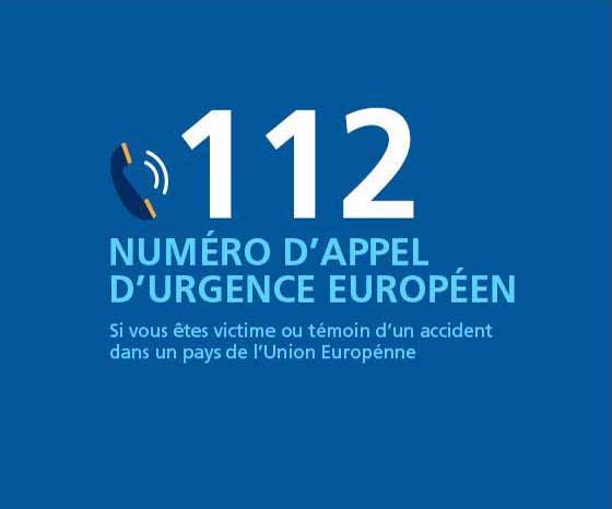 logo numéro d'appel d'urgence européen