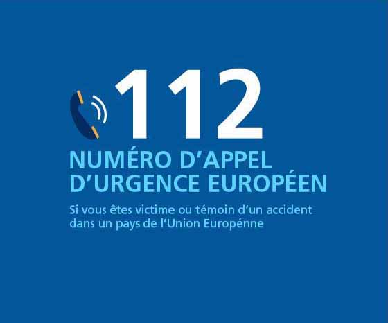 logo numéro d'appel d'urgence européen